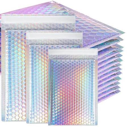 Branded bubble poly mailer bags